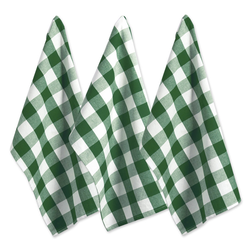 Torchon Wolsingham, Vert et blanc