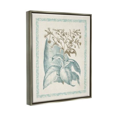 Art traditionnel de giclée de bordure de feuille traditionnelle par Vision Studio