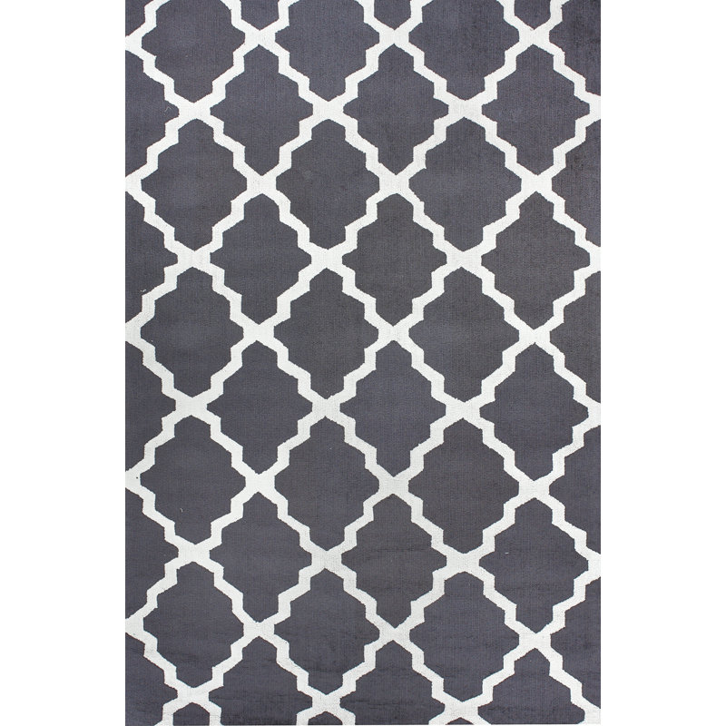 Tapis gris anthracite Oneil, 5 pi x 8 pi