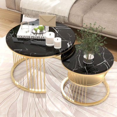 Amahya Frame Coffee Table with Storage