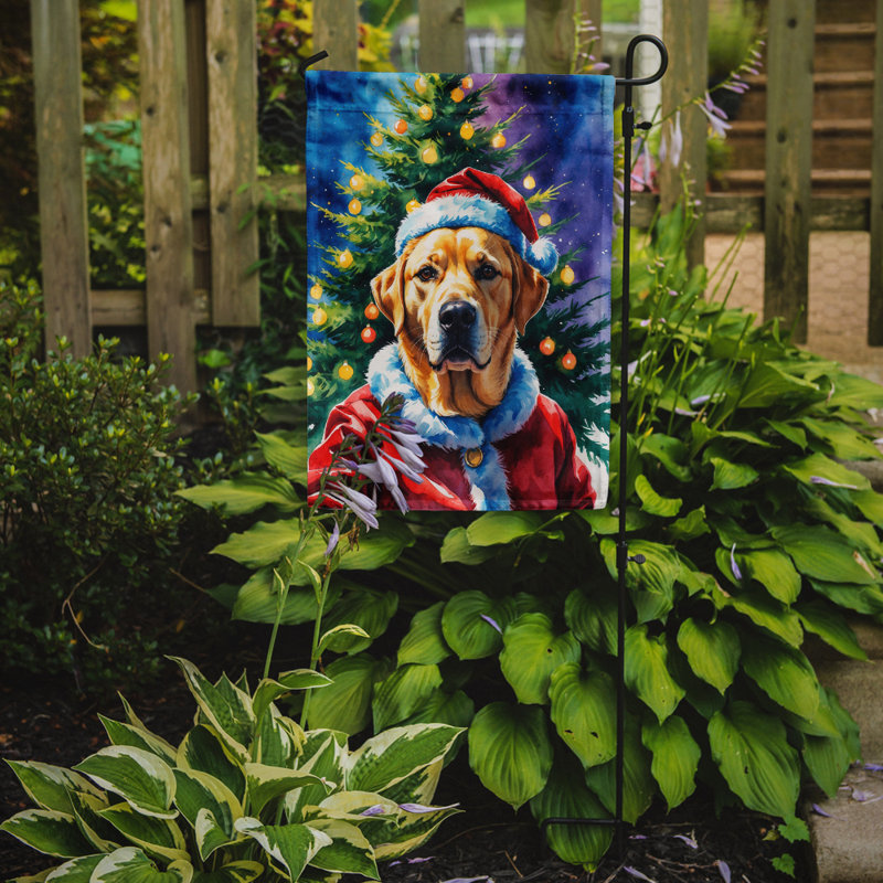 Drapeau de jardin Doberman Pinscher, Labrador Retriever blond