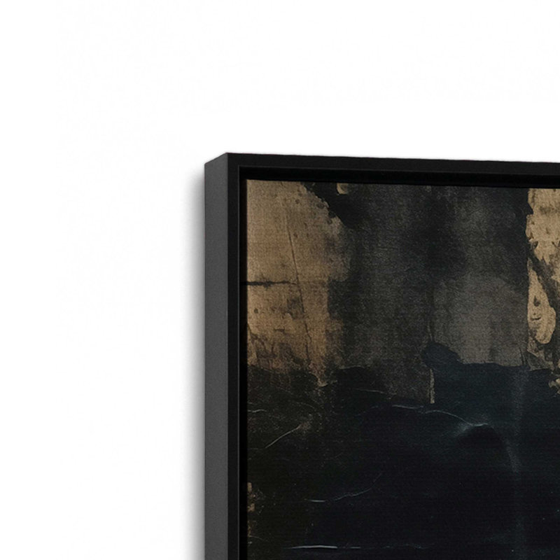 Impression sur toile Chiaroscuro Blend II, H 12,75 po x l 18,75 po, Cadre flottant noir satiné, 1