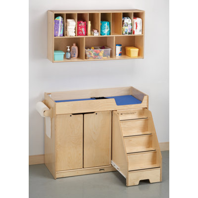 Jonti-Craft® Changing Table with Stairs Combo