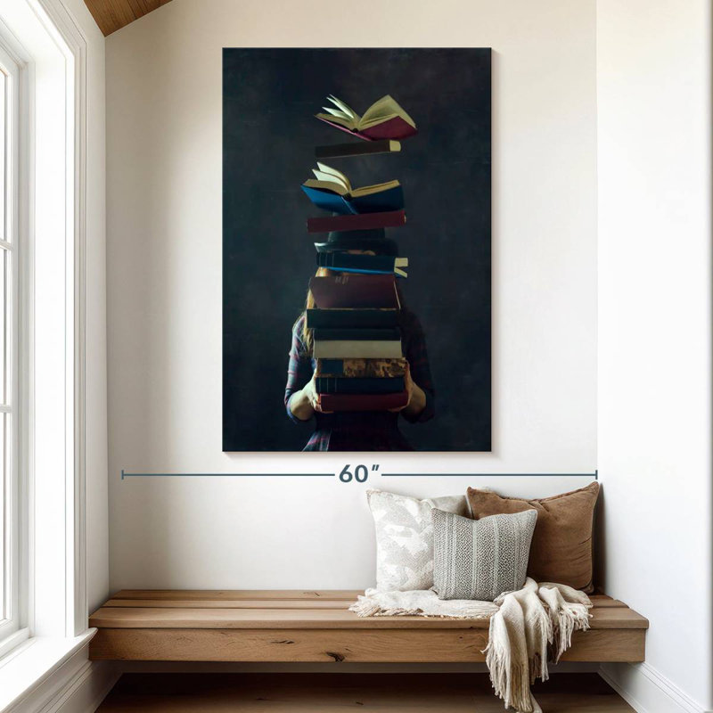 Senne Girl Reading, 51" H x 34" W