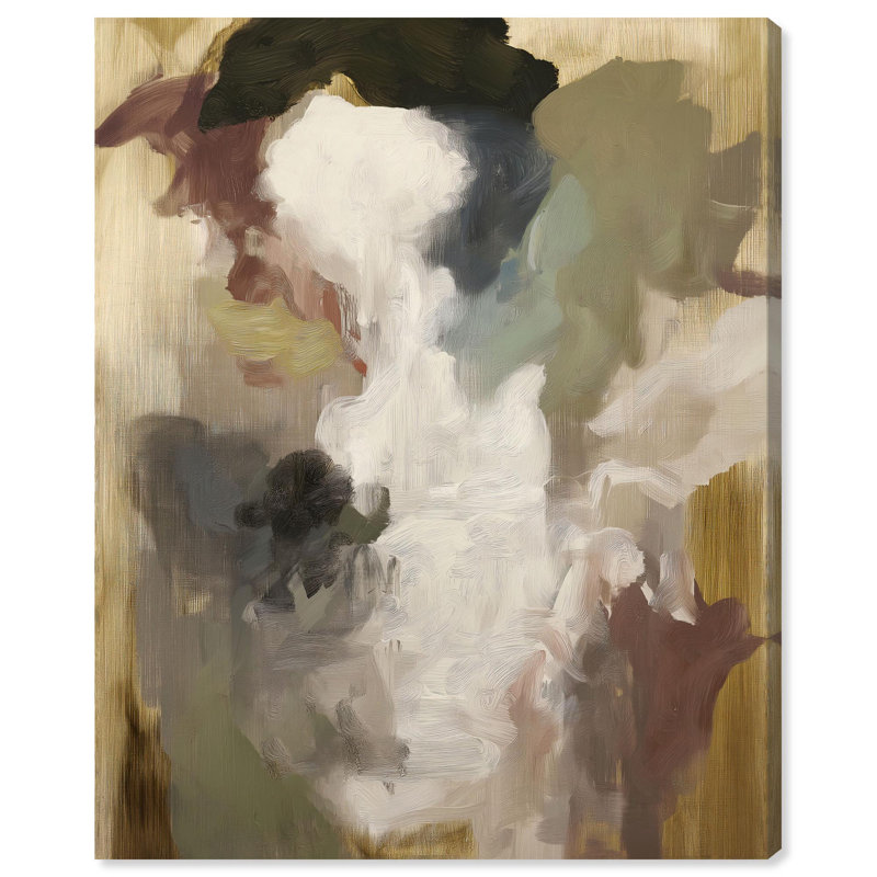 "Earthy Palette I Boho", reproduction d'art sur toile par Art Remedy, H 16 po x l 20 po, Cadre argenté