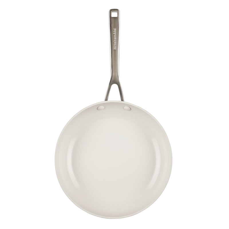 Kitchenaid Hard-Anodized Ceramic Induction Skillet, 10-Inch, Agave, Blue