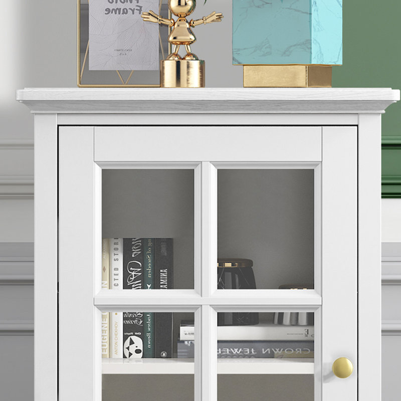 White storage cabinet