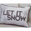 Coussin en velours Nneka Let It Snow-121320130