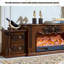 European-style solid wood carved and gilded fireplace-1844457401
