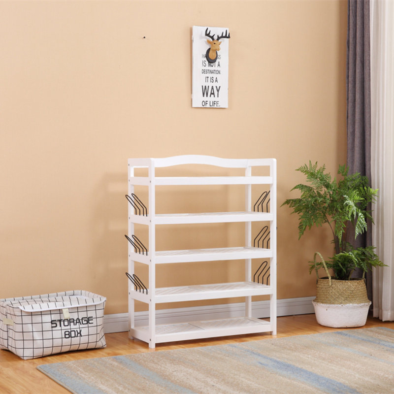 Arshiv 20 Pair Shoe Rack, White