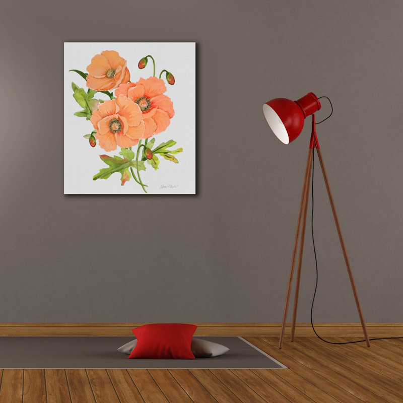 «Botanicals 5» par Jean Plout, art mural sur toile, H 30 po x l 26 po x P 1,5 po