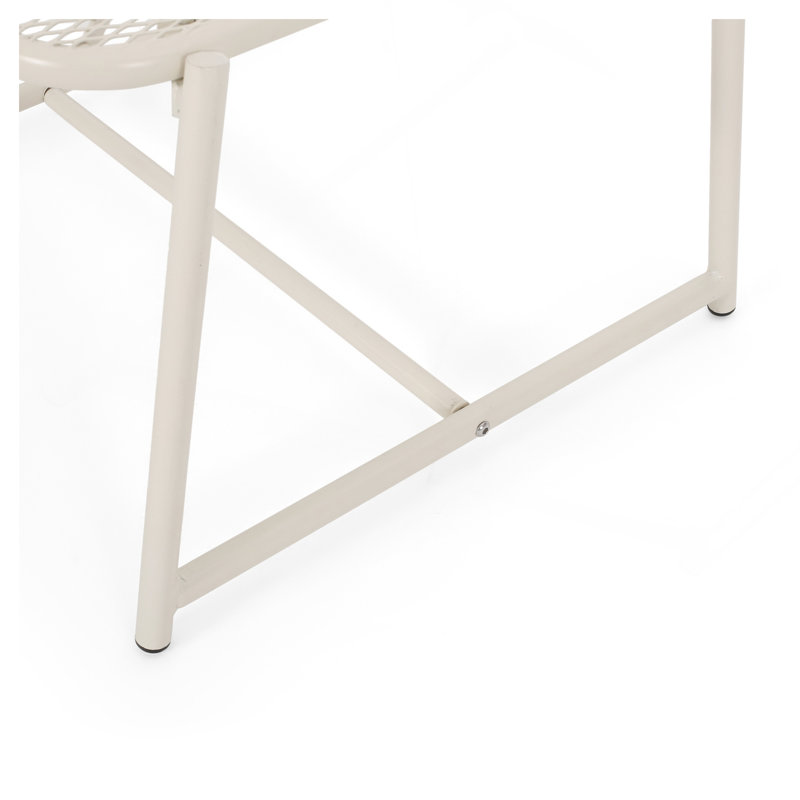15.5"H SIDE TABLE, Matte White