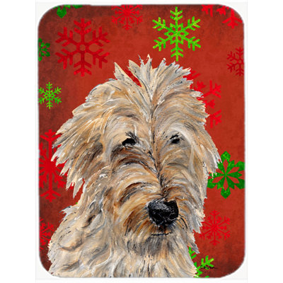 The Holiday Aisle Ashlynn Golden Doodle 2 Glass Cutting Board