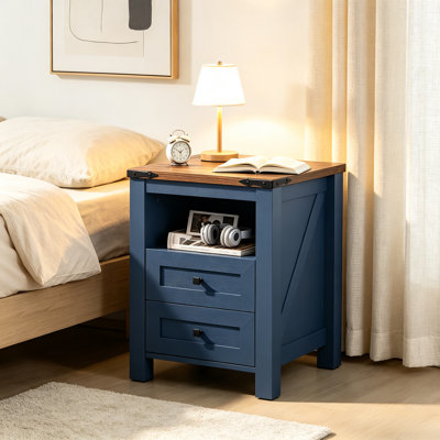 18.1 " W Bedside Cabinet Nightstand