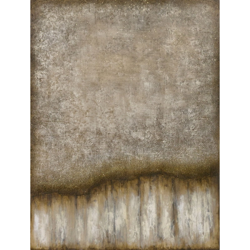 Golden Moonlight Painting by Beverly Fuller, Hand Painting , 16" H x 12" W x 1.5" D