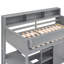 Lit mezzanine simple en bois gris avec beaucoup d'options de rangement-1528829401