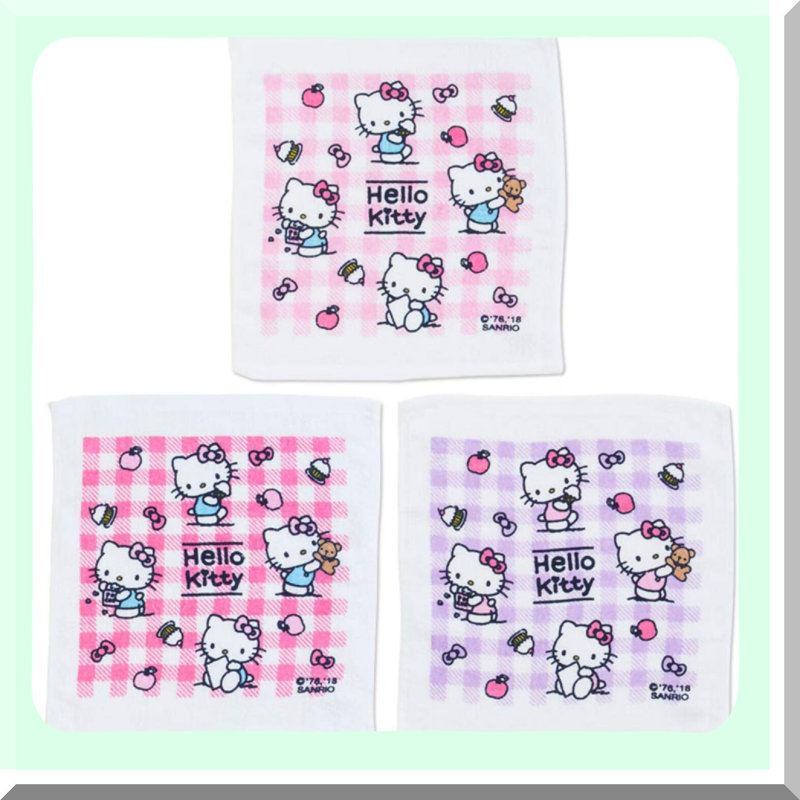 Hello Kitty Plush Towel Trio Set