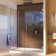 Unidoor Plus 53.5" W x 30.375" D x 72" H Frameless Pivot Rectangle Shower Enclosure with Fixed Panel
