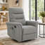 Fauteuil de massage manuel inclinable avec nœuds vibrants à 8 points - avec pivot de 270 °, rangement latéral à poches, pour le salon ou la chambre de bébé-1911327220