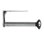 Simplehuman Long Wall Mount Paper Towel Holder, Brushed Stainless Steel
