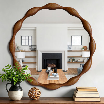 Miroir de meuble-lavabo mural rond 36 po Marka