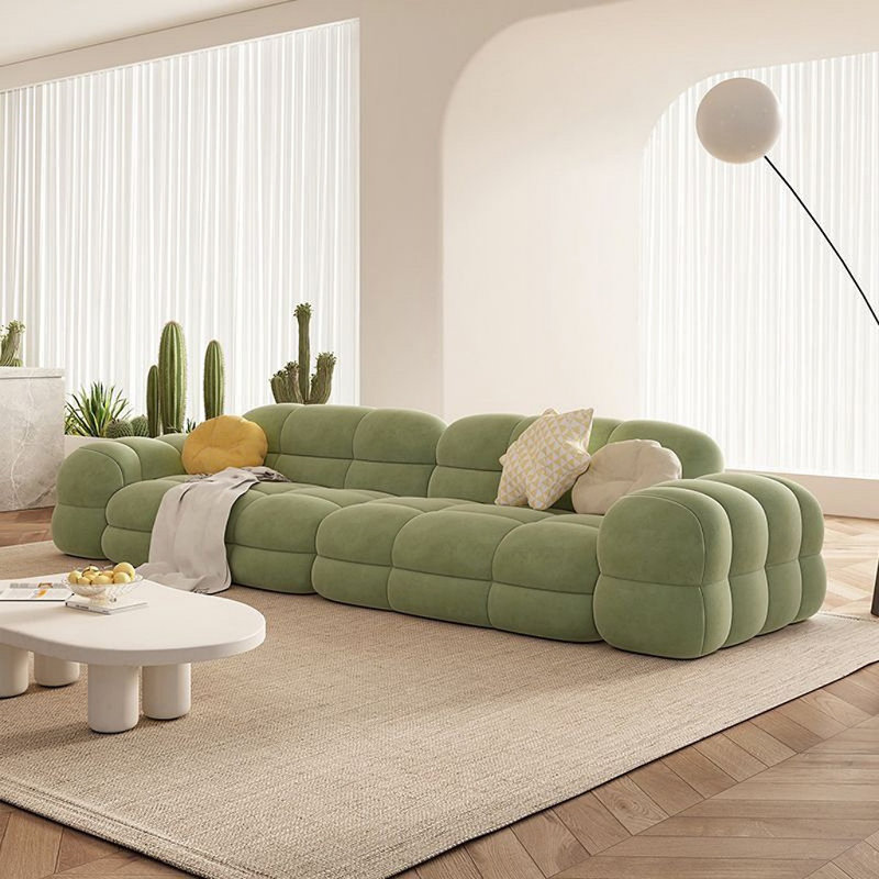 Canapé de luxe de style minimaliste, Vert