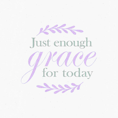 Just Enough Grace - mauve