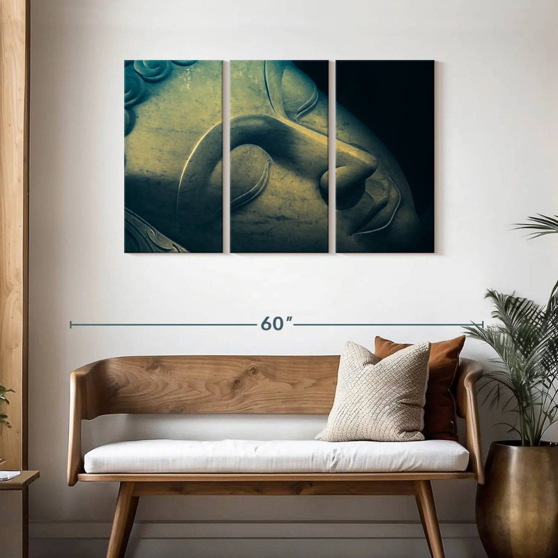 Adella Detailed Sleeping Buddha, 28" H x 45" W