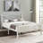 Full Size Bed Frame, Metal Platform Bed with Parisian Style Headboard and Footboard, Heavy-duty Slats Support, Under Bed Storage, No Box Spring Needed-1328148954-1227118330