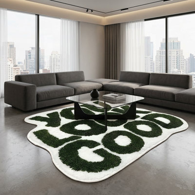 Tapis vert émeraude 5 pi x 8 pi