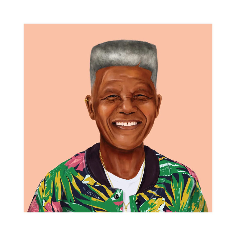 Nelson Mandela- Gallery-Wrapped Canvas Giclée