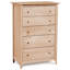 Sarah 5 - Drawer Solid Wood Dresser-23584264