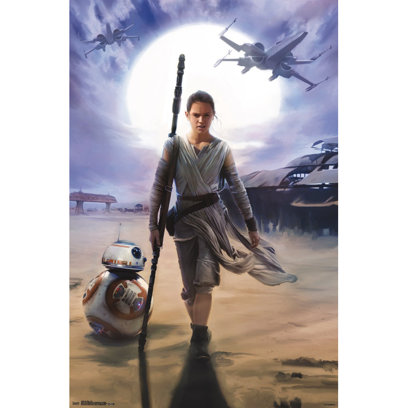 Guerres de l’étoile : the force réveils-impression sur papier rey