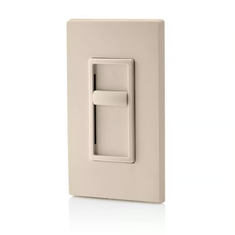 Gradateur à glissière 600 watts Levora Decora SureSlide, Amande légère