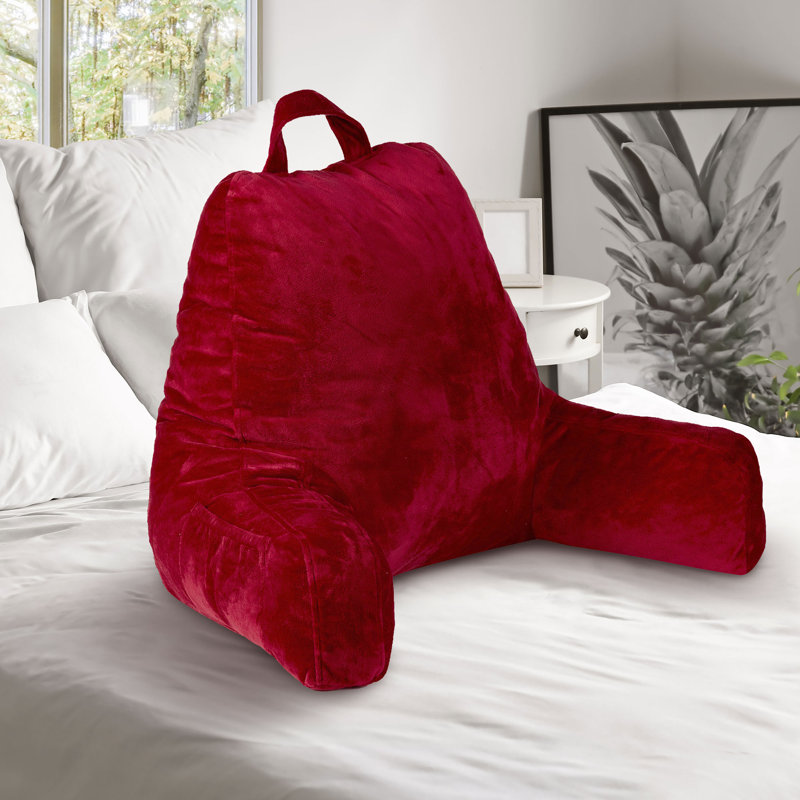 Throw Pillow, Maroon, 20" H x 15" W
