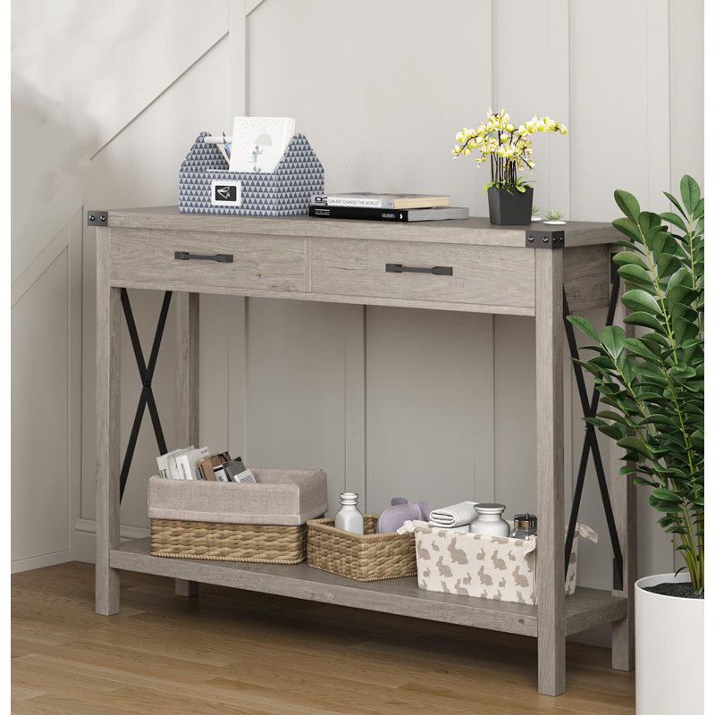 109.2cm Console Table, Grey