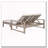 Outdoor Double Lounge Chair with 5-Position Adjustable Backrest-159968951