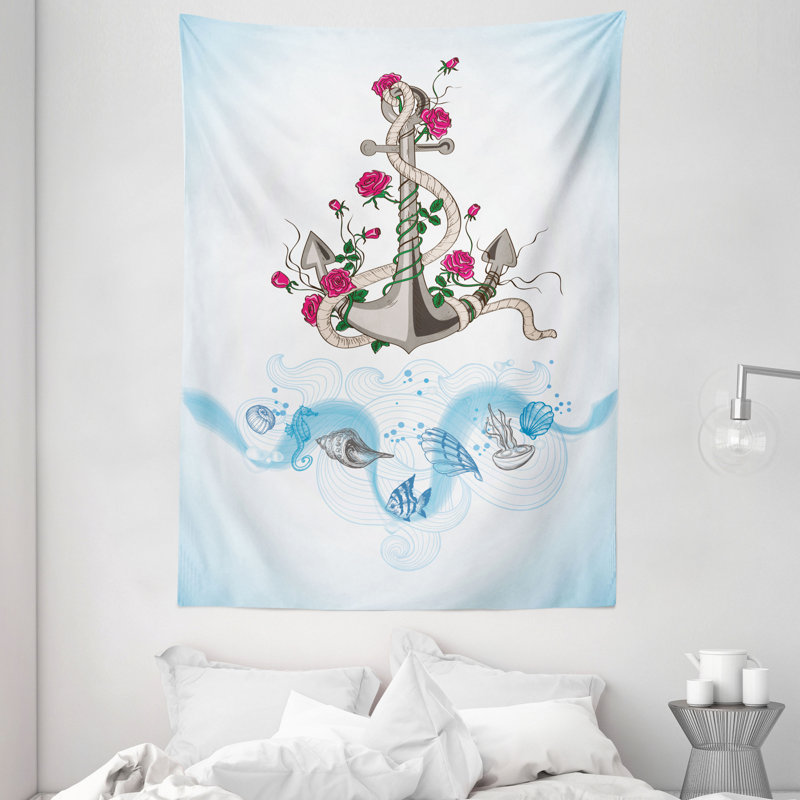 Tapisserie d'ancrage en polyester, H 80 po x l 60 po