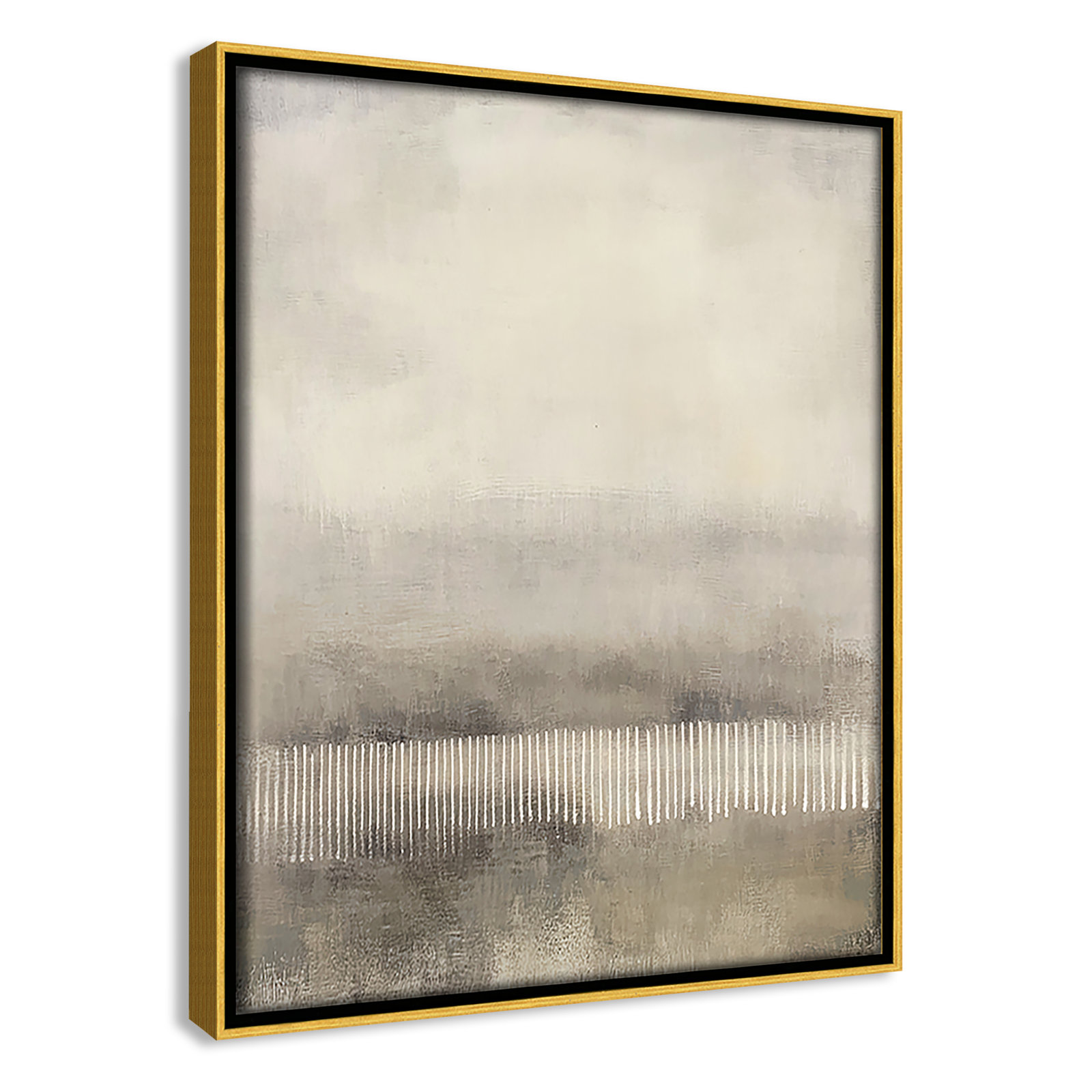 Balanced Silence I Print by Irena Orlov, 11.5" H x 9.5" W, Gold Floater