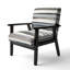Adlina - Améthyste dorée aquarelle I - Fauteuil d'appoint moderne rembourré en velours