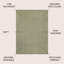 Waylynn Classic Solid Low-Pile Machine-Washable Sage Green Rug-940767601