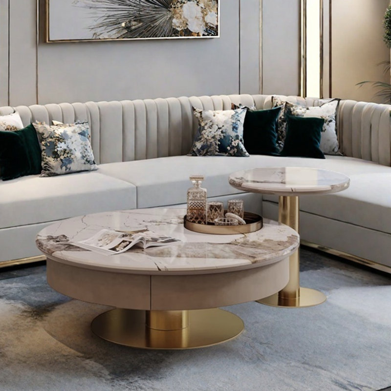 Table basse lumineuse de luxe haut de gamme