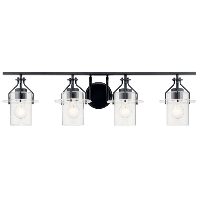 Moncrief 4 - Light Dimmable Vanity Light, Black