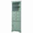 Triangle Tall Cabinet with 3 Drawers and Adjustable Shelves-896921662