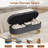 Velvet Upholstered Storage Bench with Horseshoe-Shaped Metal Legs for Living Room: Stylish and Functional Bed-End Solution-1771944742