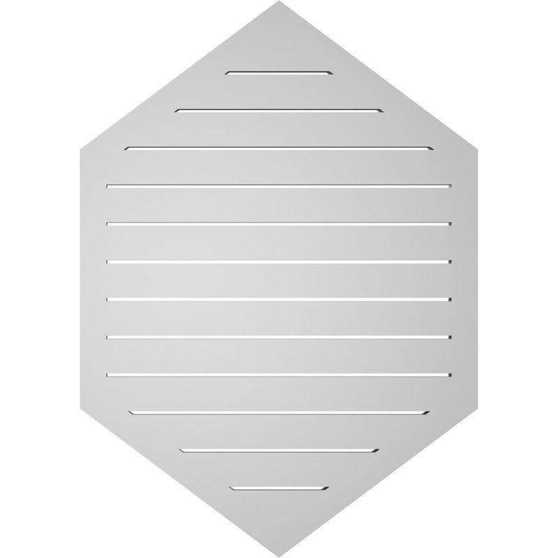 Pente verticale verticale en uréthane 9 pi, H 1,5 po x l 30 po x L 42 po