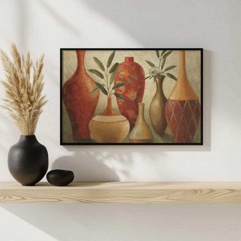 «Southern Tones I» par Lisa Audit, reproduction d'art, L 30 po x H 20 po, Gold, Framed Print