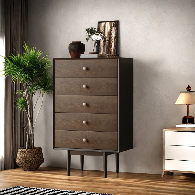 Commode décorative de style japonais rétro