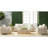 Benjaman Square Glass Outdoor Side Table