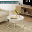 Small Round Coffee Table, White Coffee Tables For Living...